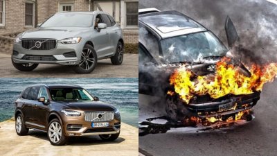 Volvo предупреждает об опасности возгорания автомобилей