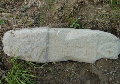 Каменный идол был найден сегодня в Вологодской области
