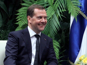 Медведев запланировал поездку на Кубу