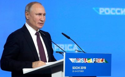 На форуме в Сочи Владимир Путин изъявил желание наращивать товарообороты с Африкой