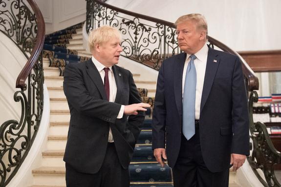 Трамп и Джонсон согласились на переговоры по вопросу торгового соглашения