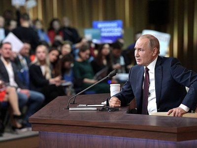 Владимир Путин провел 15-ую традиционную пресс-конференцию