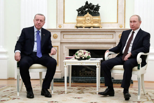 Переговоры Путина и Эрдогана в Москве продолжались 6 часов
