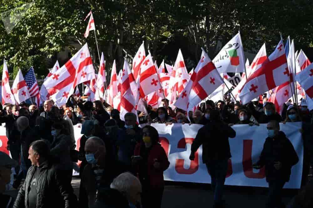 В Грузии проходят акции протеста
