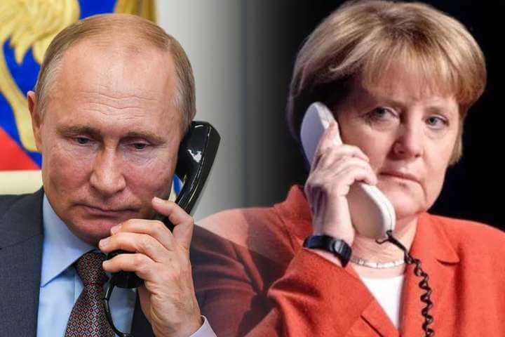 Меркель поговорила с Путиным по телефону на тему мигрантов