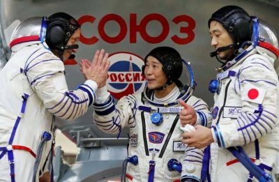 Япония отправила своих космонавтов на МКС