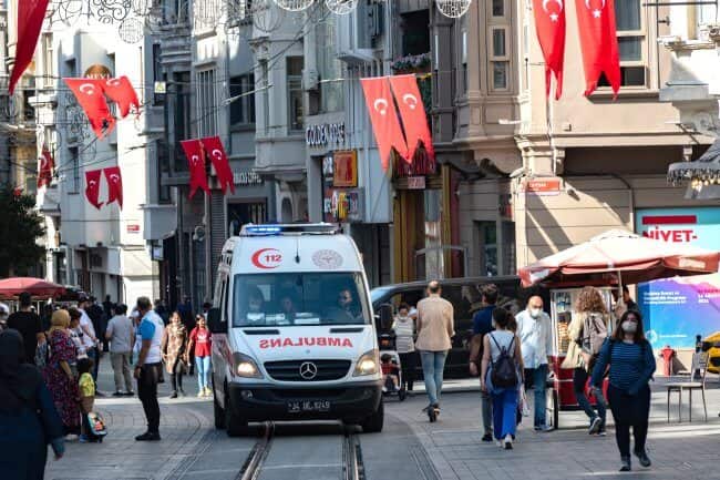 В Стамбуле произошел сильный взрыв