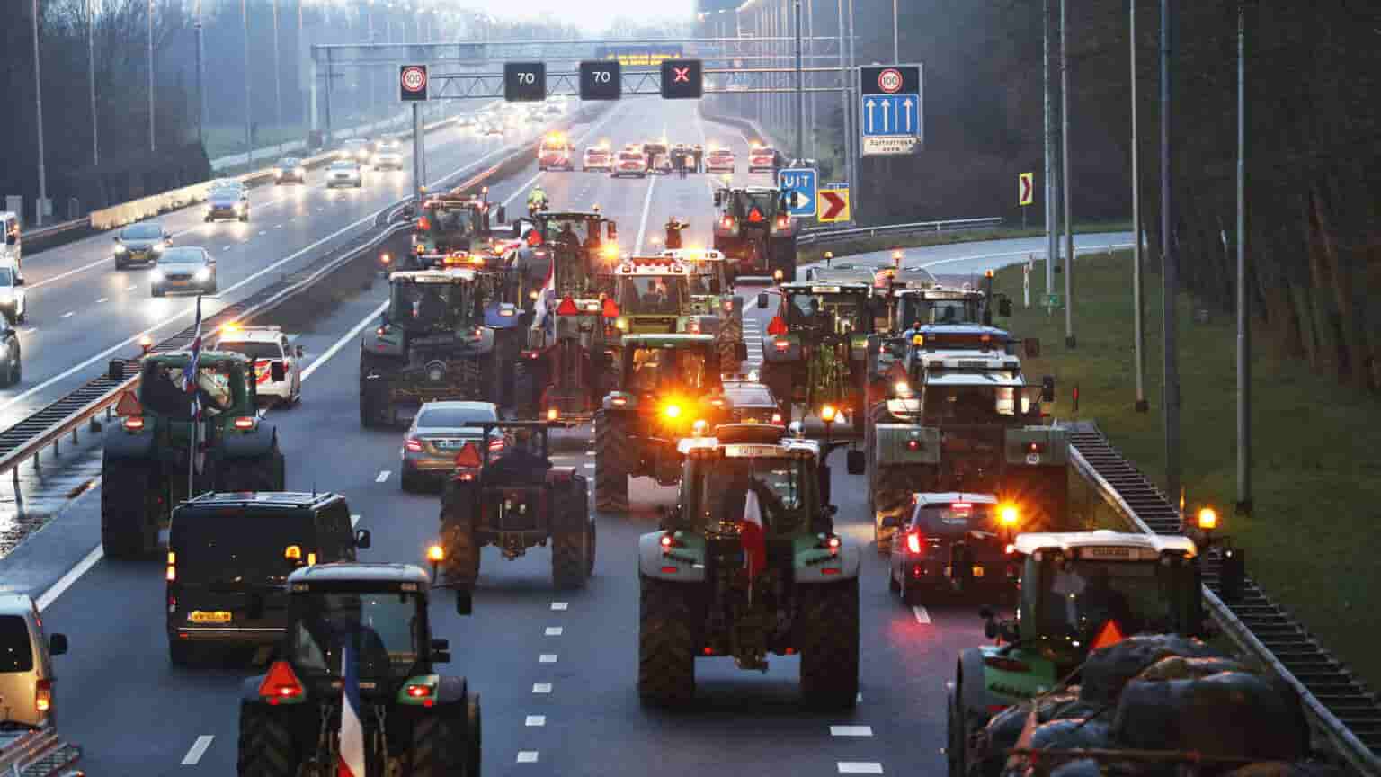 В Нидерландах фермеры протестуют против закрытия оптовых баз