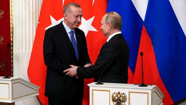Путин провел переговоры с Эрдоганом в Сочи