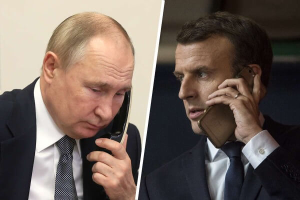 Макрон и Путин провели телефонные переговоры
