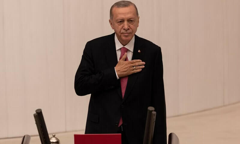 Реджеп Эрдоган вступил в должность президента на срок 5 лет